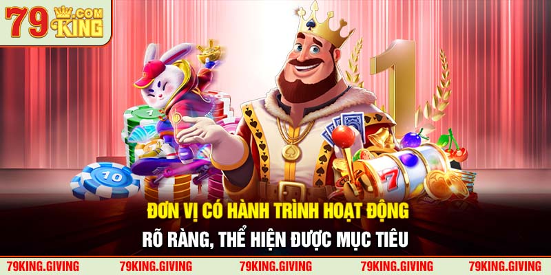Đơn vị có hành trình hoạt động rõ ràng, thể hiện được mục tiêu